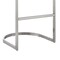 Armen Living Atherik Bar Stool in Brushed Stainless Steel with Black Faux Leather 840254335813 - alternate 3